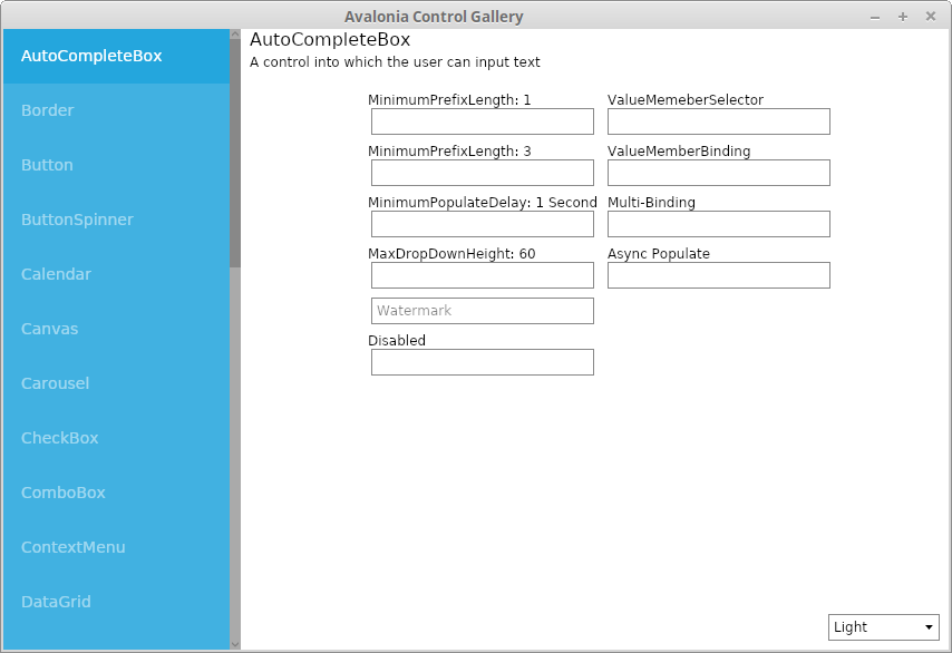 Initial Avalonia Catalog Stand Alone App