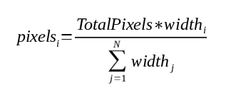 Proportional Sizing Formula